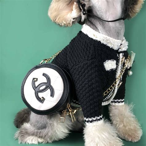 fake chanel dog carrier|purrfect chanel dog accessories.